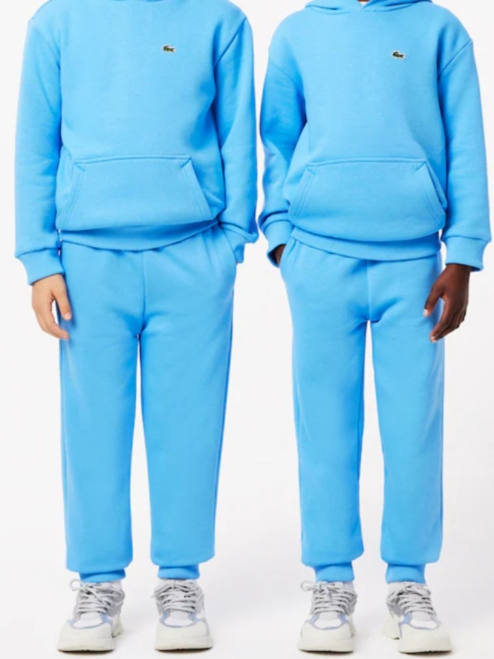 Lacoste Kids Blue Fleece Sweatpants Sz  10 140 cm